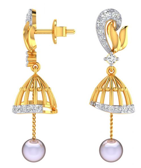 Gold Jhumka Designs