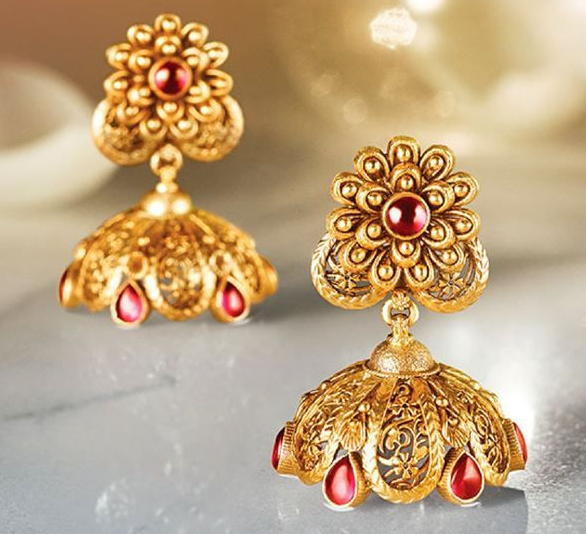 Gold Jhumka Designs