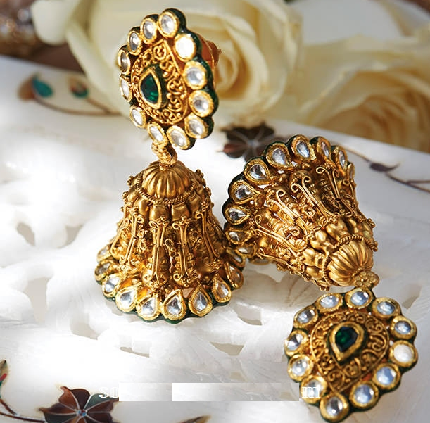 Gold Jhumka Designs