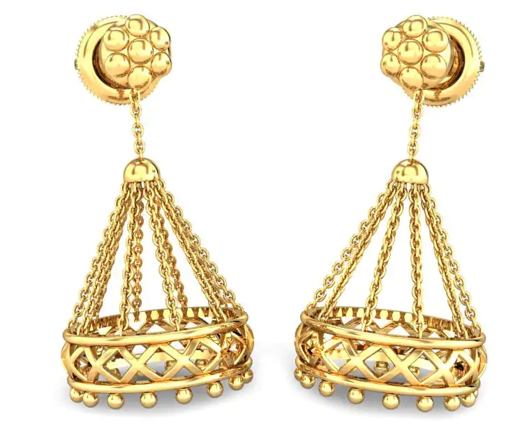 Gold Jhumka Designs