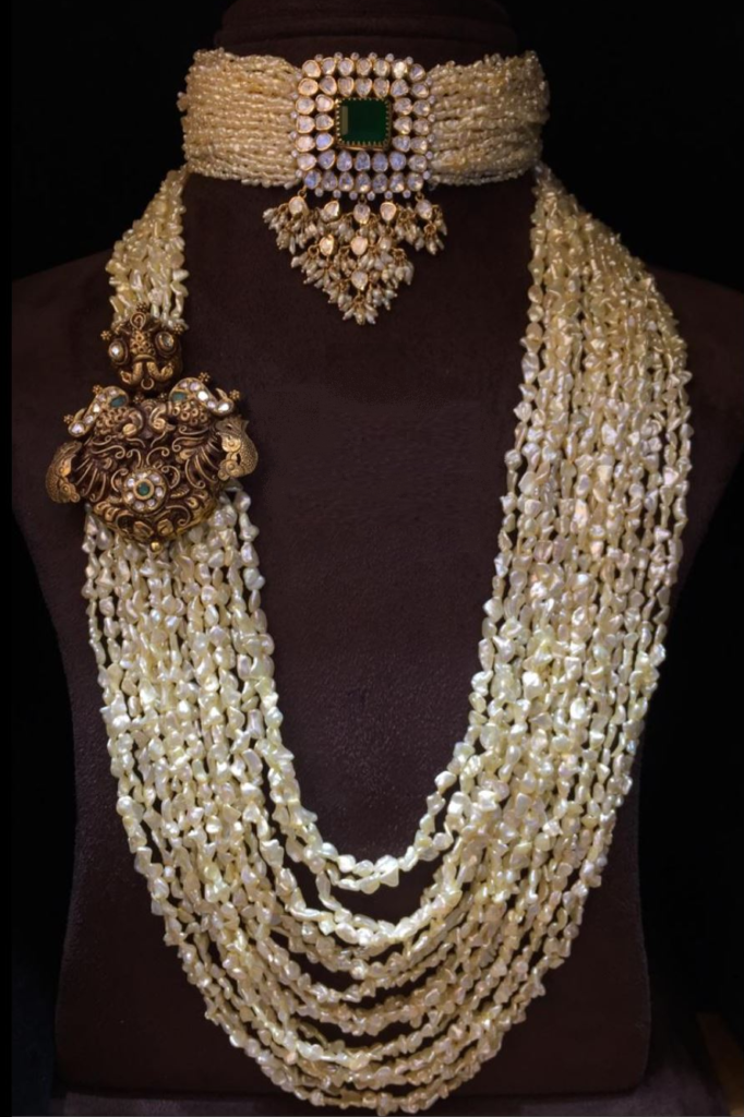 Incredible Native Pearl Necklace Designs - Dhanalakshmi Jewellers