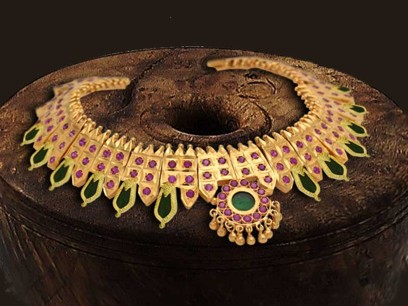 Nagapada Thali Necklace|Traditional Kerala Jewellery