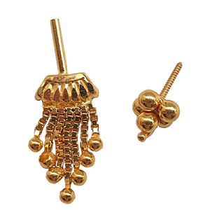 Traditional Bugadi earrings|Maharashtrian Bugadi earrings|Bugadi pin