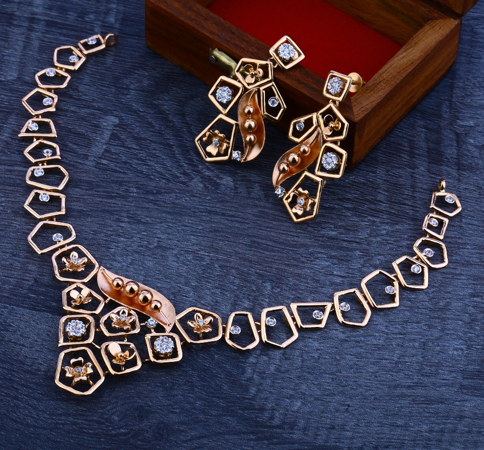 Rose gold necklace Designs