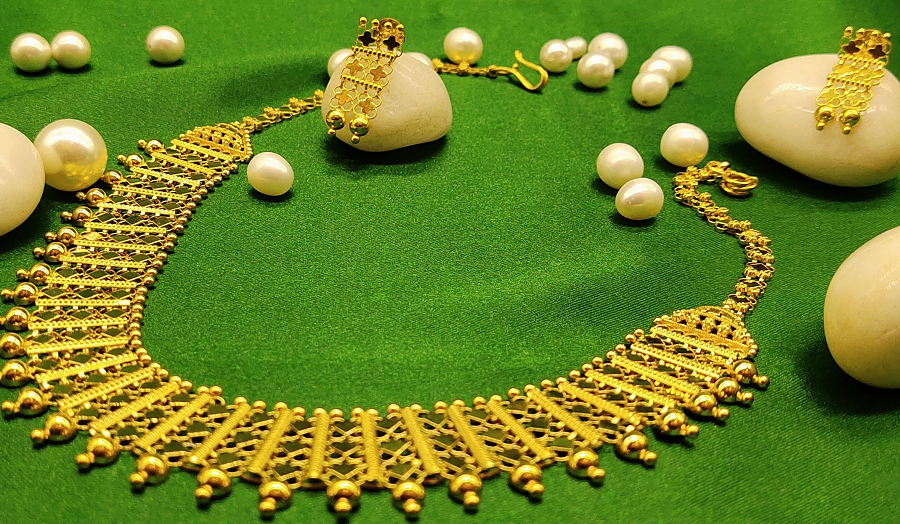 Gold chandan on sale haar price