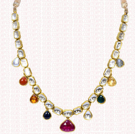 Navratna Necklace Designs