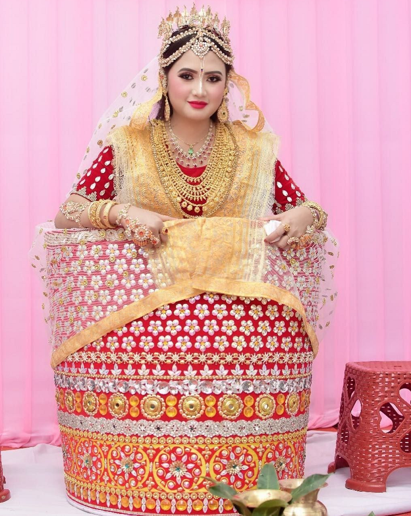 Manipuri bride|Potloi|Rasleela Dress