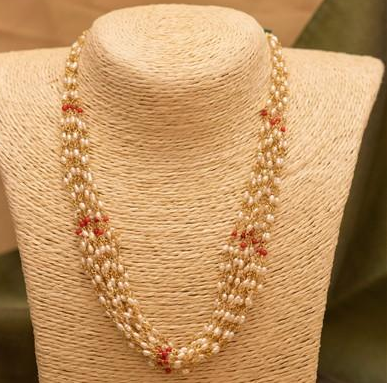 Pearl bunch Necklace Designs