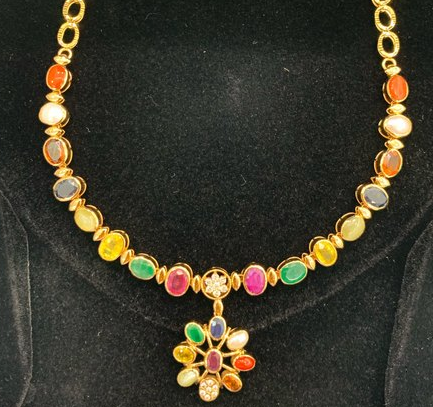 Navratna Necklace Designs