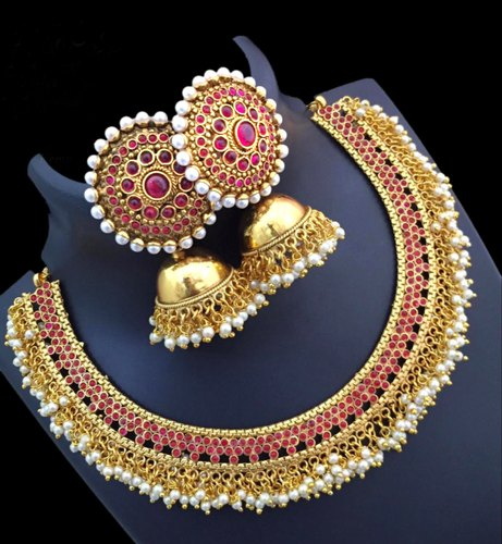 Pearl bunch Necklace Designs - Dhanalakshmi Jewellers