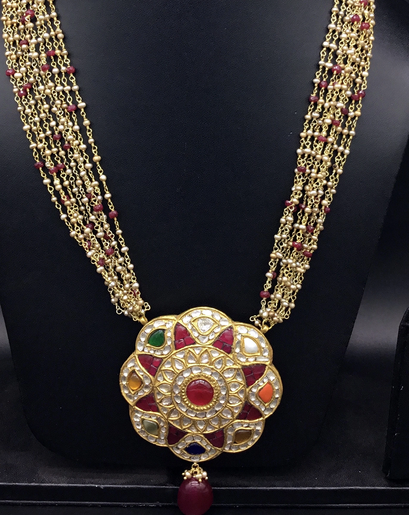 Navratna Necklace Designs