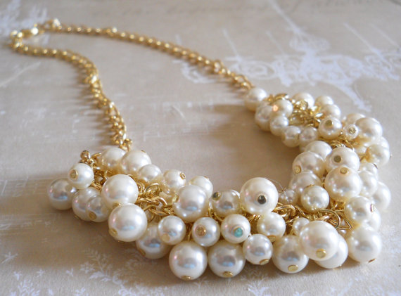 Pearl bunch Necklace Designs