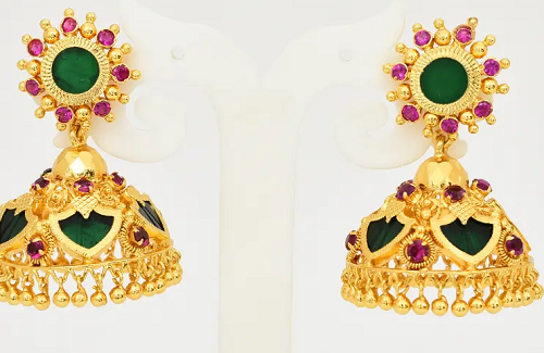 Kerala Bridal Jewellery|Traditional Kerala Jewellery|Jhumka