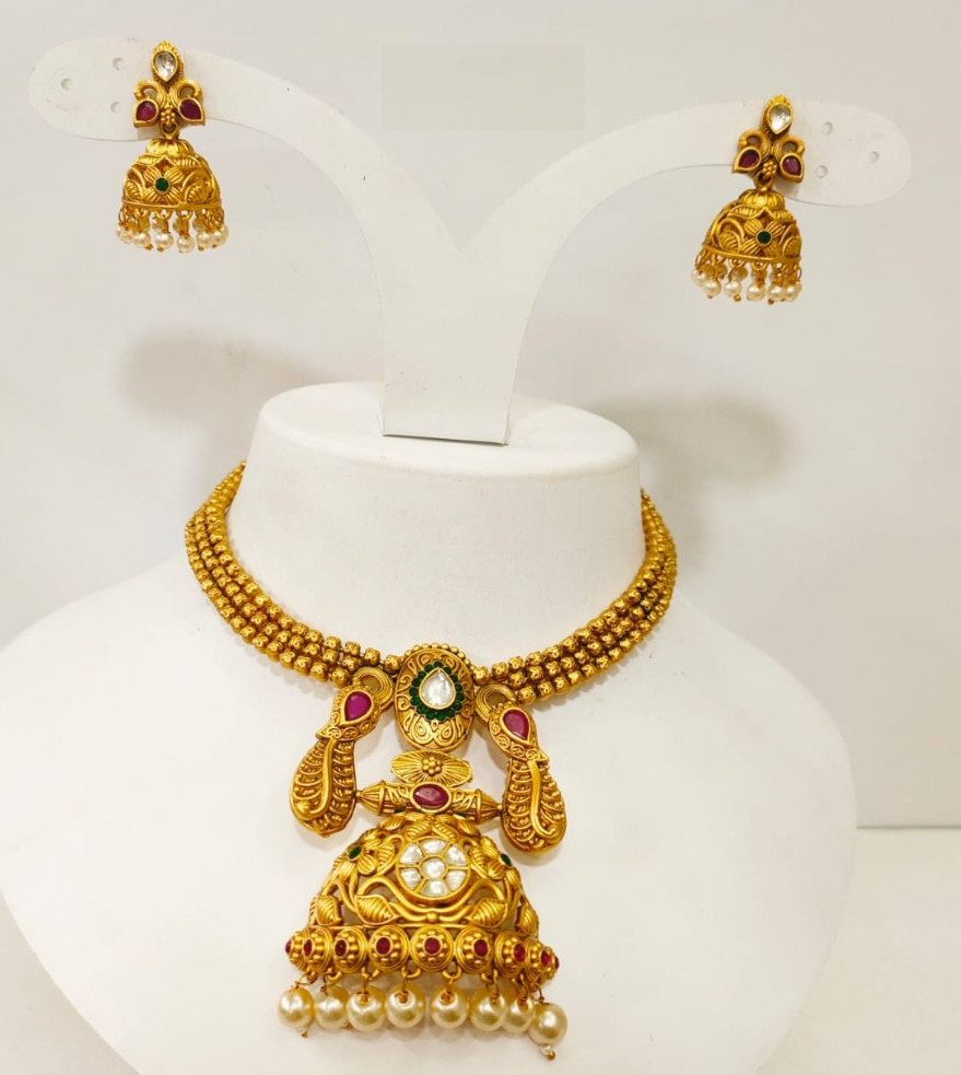 jhumka pendant necklace