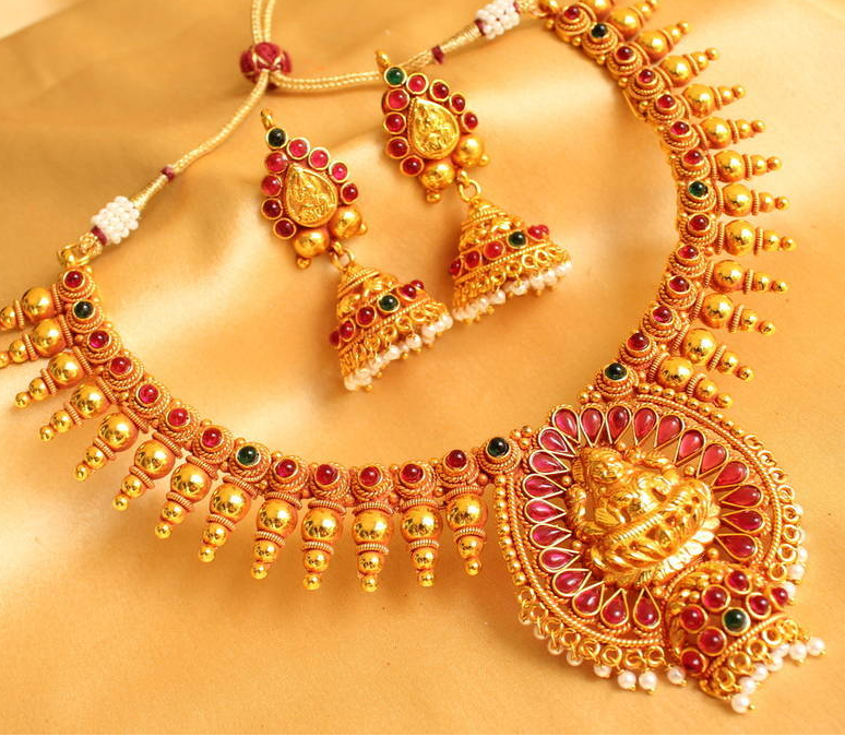 jhumka pendant necklace