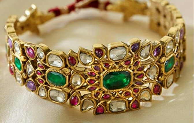 Polki bracelt|Gemstone bracelet|Gold bracelet