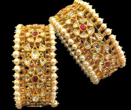 Gold Bangles in more than 50 grams|Gold Kada|Polki Bangles