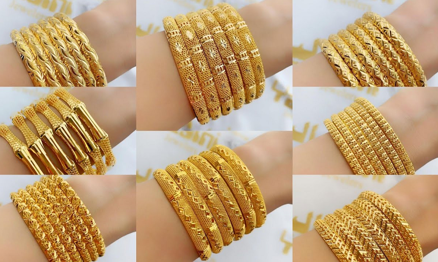 22K Gold Bangle Designs|Plain Gold Bangle Designs|Latest Bangle Designs 2021