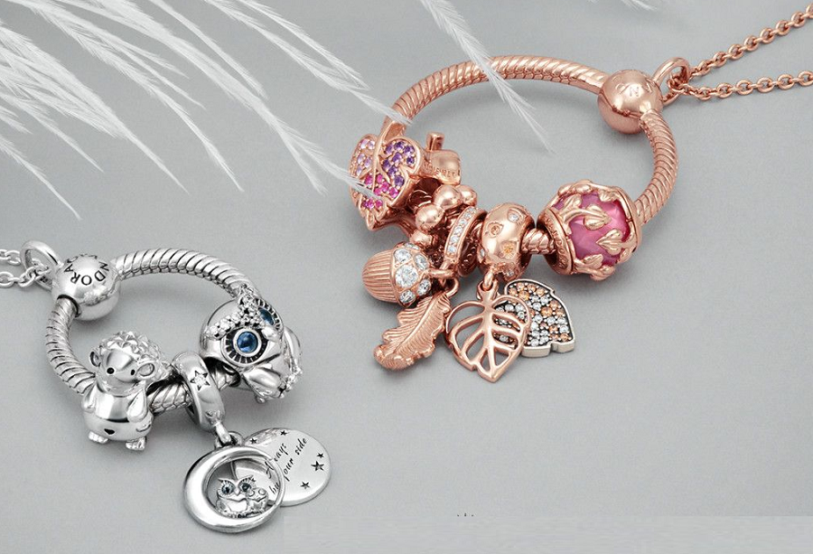 Charm Necklace Designs|Pandora charm