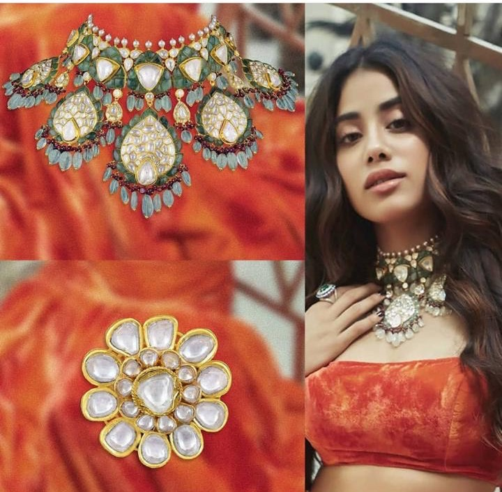 Polki Jewelry|Jhanvi Kapoor|Sridevi daughter|Boney Kapoor