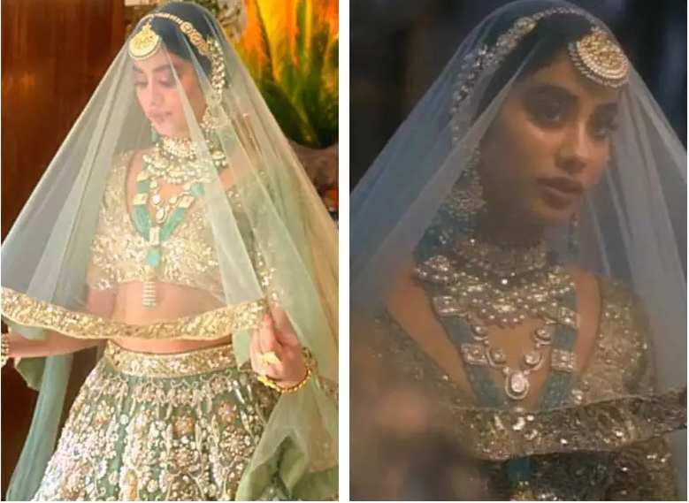 Polki Jewelry|Jhanvi Kapoor|Sridevi daughter|Boney Kapoor|Bridal Jewelry|Jhanvi Kapoor in bridal photoshhot|Manish Malhotra