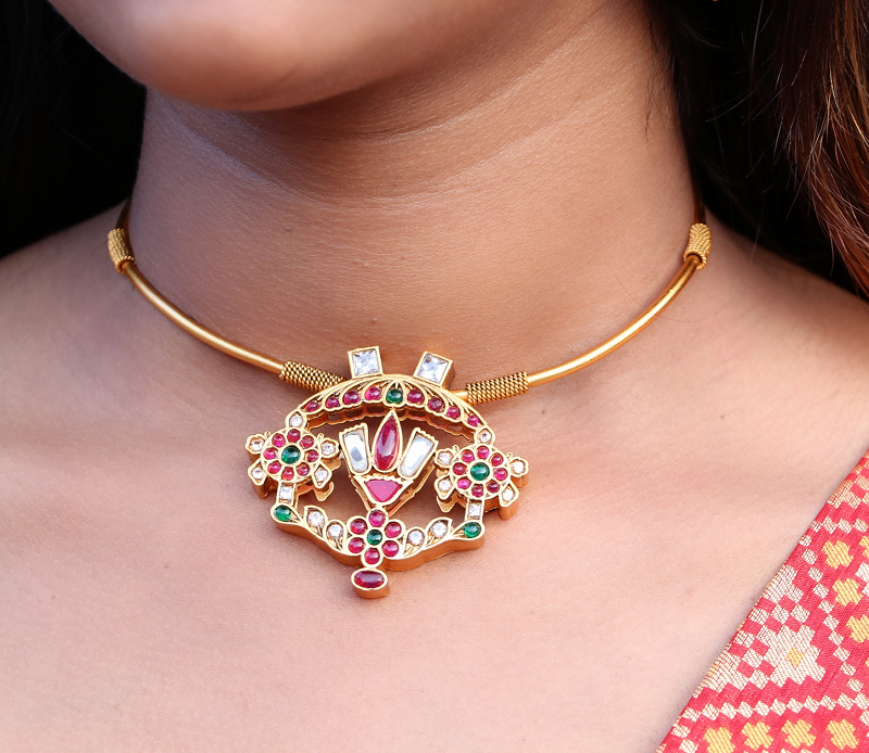 Traditional South Indian Addigai Necklace|South Indian Jewelry|Traditional Jewellery