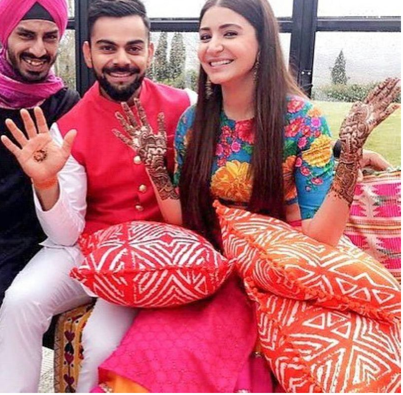 Virat Kohli|Anushka Sharma|Virushka Wedding|Virushka Wedding pics|Virushka Wedding Invite|Anushka Sharma Mehendi ceremony|Vamika Kohli