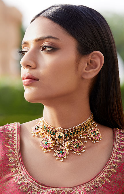 Bridal Choker Necklace|Anita Dongre Jewelry Collection|Latest Bridal Jewelry|Choker