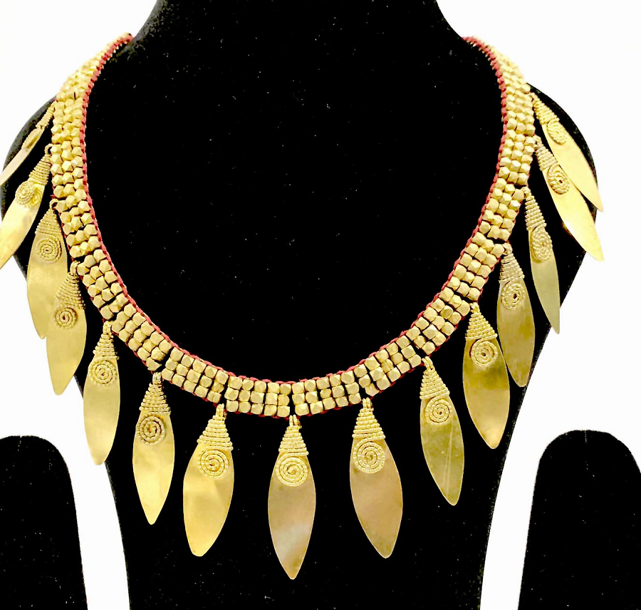 Tribal Necklace of Odisha|Tribal Necklace of West Bengal|TRibal Necklace Designs|Dhokra Necklace|Tribal Dhokra Necklace|Dhokra Art