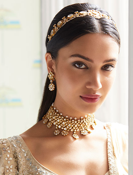 Bridal Choker Necklace|Anita Dongre Jewelry Collection|Latest Bridal Jewelry|Kundan Polki Necklace