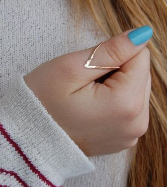 Thumb ring for outlet girl in gold