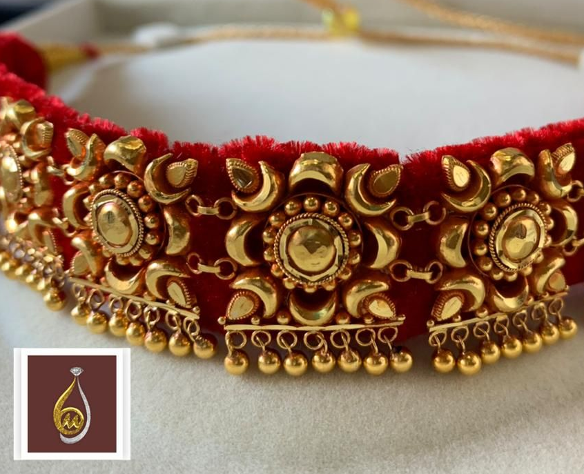 Guloband|Traditional Pahari Guliband|Uttarkhand bridal Jewellery|Kumaoni| Garhwali|Bhotiya|Jaunsari|www.Dhanalakshmijewellers.com