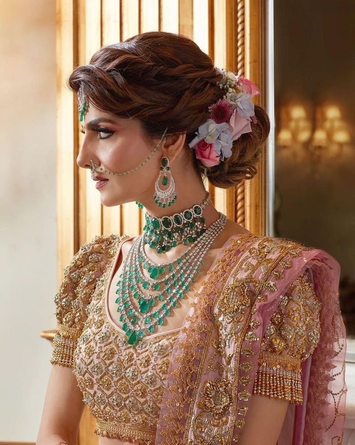 Latest Bridal Jewellery|Emerald Jewellery|Latest Bridal Jewellery trends|Emerald Choker Necklace