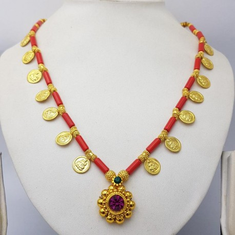 Kolhapuri Putali Haar|Lakshmi Haar|Gold coins Necklace|Traditional Maharashtrian Jewellery| Lakshmi Putali Haar