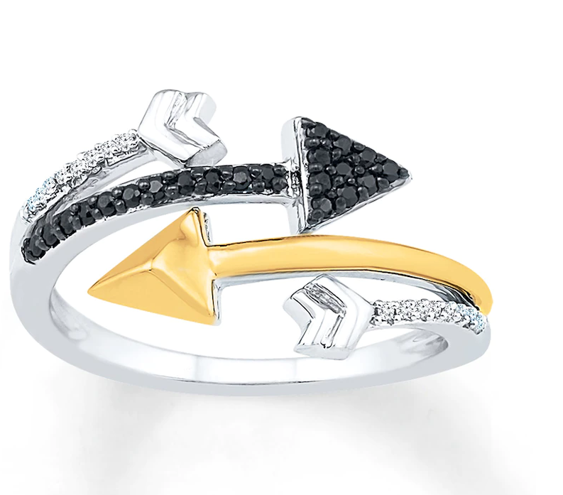Black & White Diamond Engagement Ring Designs