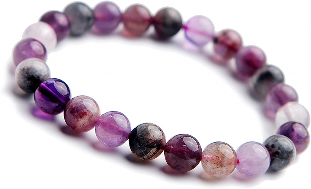 Natural Healing Crystal Bracelet Designs|Natural Auralite 23 Crystal Bracelet