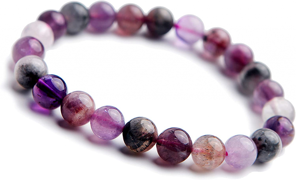  Natural Healing Crystal Bracelet Designs|Natural Auralite 23 Crystal Bracelet