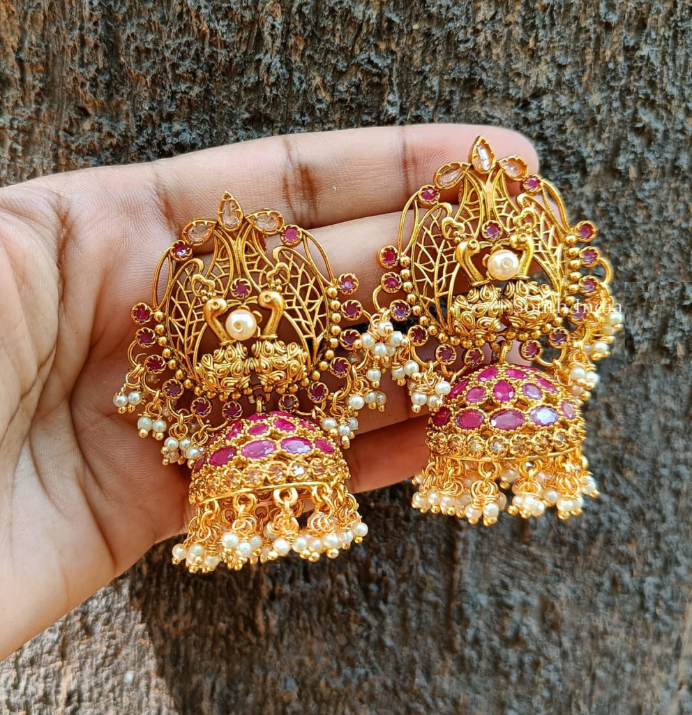 Latest Gold Jhumka Designs 2022|Bridal Jhumkas