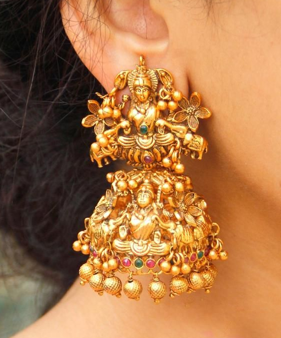Latest Gold Jhumka Designs 2022|Bridal Jhumkas