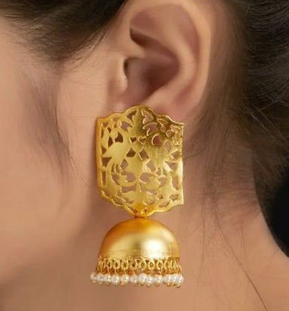 Latest Gold Jhumka Designs 2022|Bridal Jhumkas