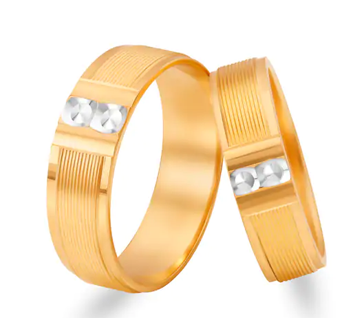 Couple Rings| couple rings gold designs Tanishq