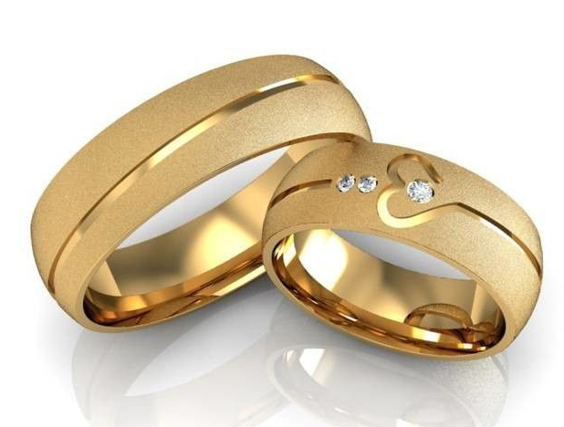 3D model God Couple Ring Gold - TurboSquid 1888480