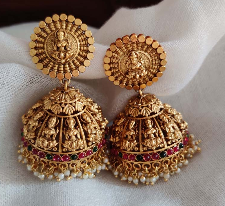 Latest Gold Jhumka Designs 2022|Bridal Jhumkas