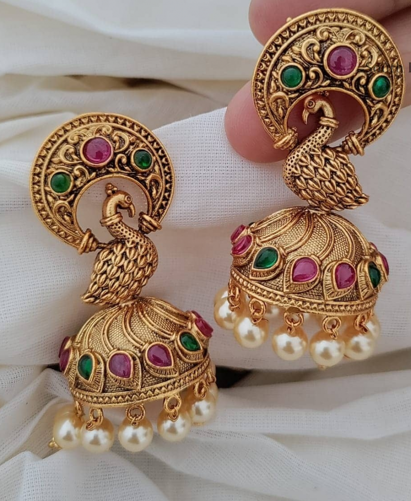 Latest Gold Jhumka Designs 2022|Bridal Jhumkas