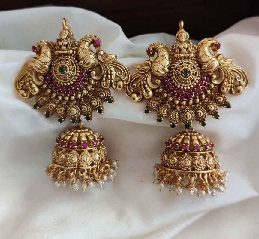 Latest Gold Jhumka Designs 2022|Bridal Jhumkas