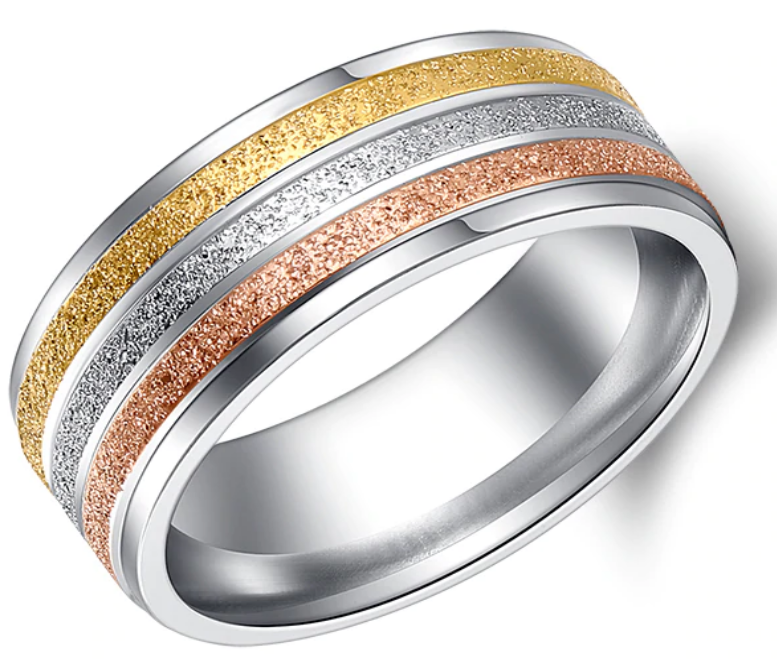 Three Tone Rings/Tri Color Gold Ring Designs/Tri Tone Engagement Rings Design