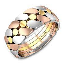 Three Tone Rings/Tri Color Gold Ring Designs/Tri Tone Engagement Rings Design