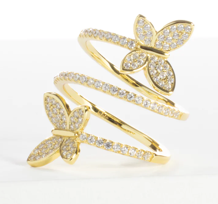 Butterfly Rings/Butterfly Ring Designs Gold