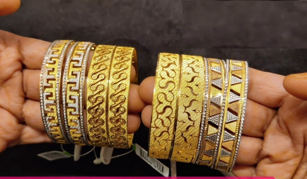 Latest Gold Bangle Designs Catalogue| Latest Gold Bangles Design 2022