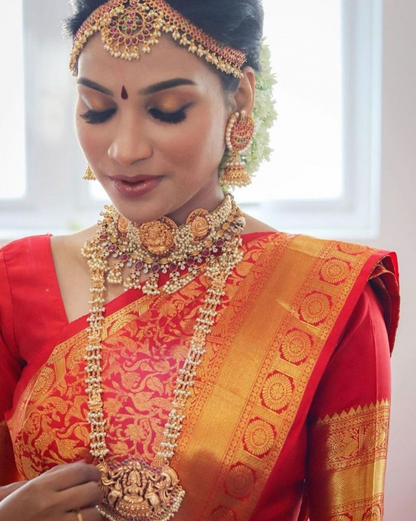 South Indian Bridal JewelryGuttapasalu Necklace